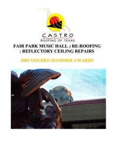 Fair Park Music Hall – FRONT COVER